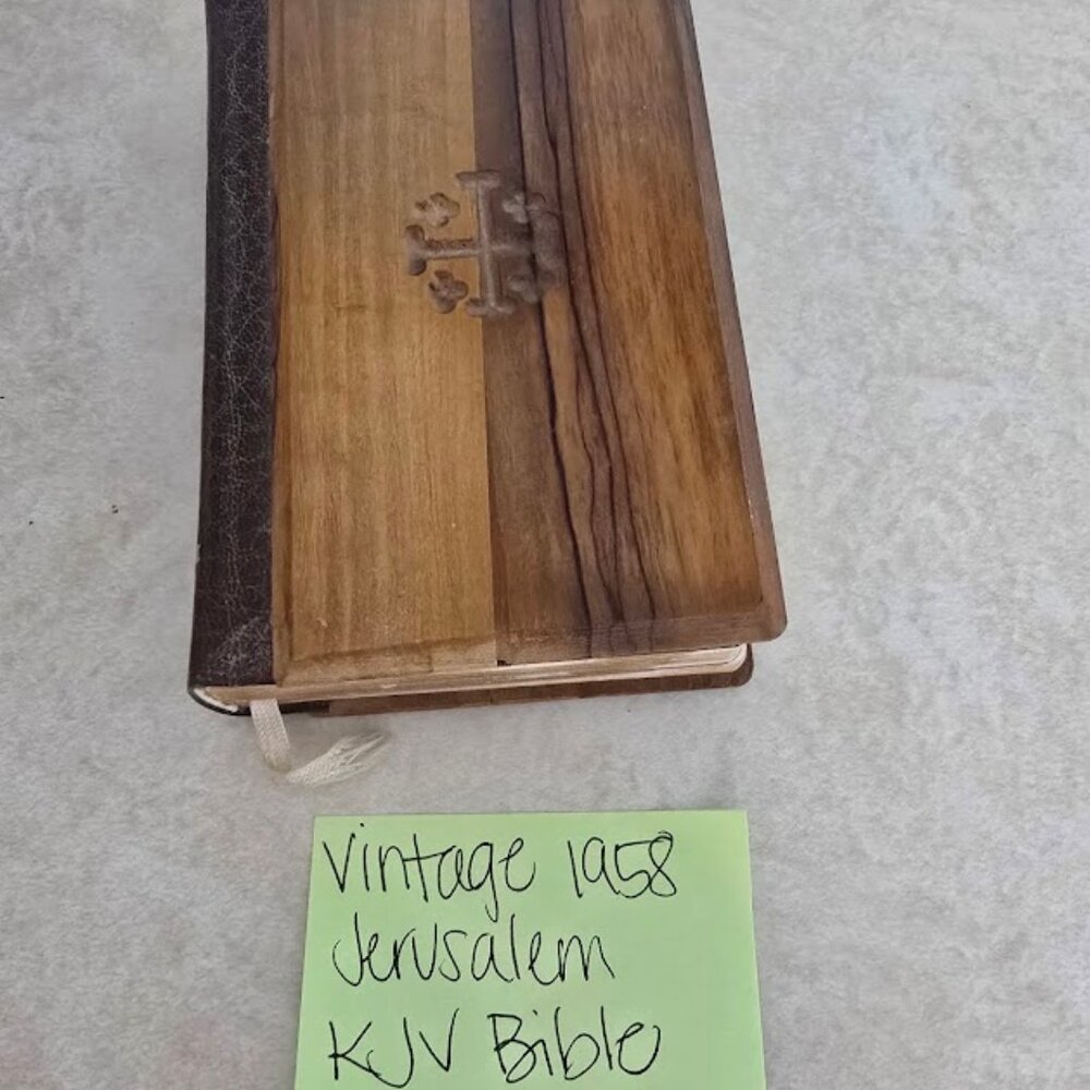 1958 Vintage Jerusalem King James Bible